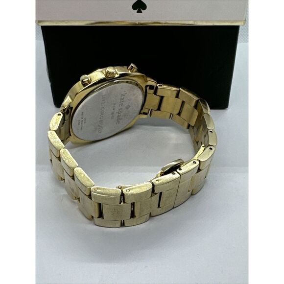 Kate Spade New York 0100 Women\'s Gold Stainless Steel Analog Dial Watch JNA160 main image 5